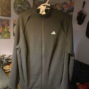 Adidas Men's Dark Gray Performance Jacket